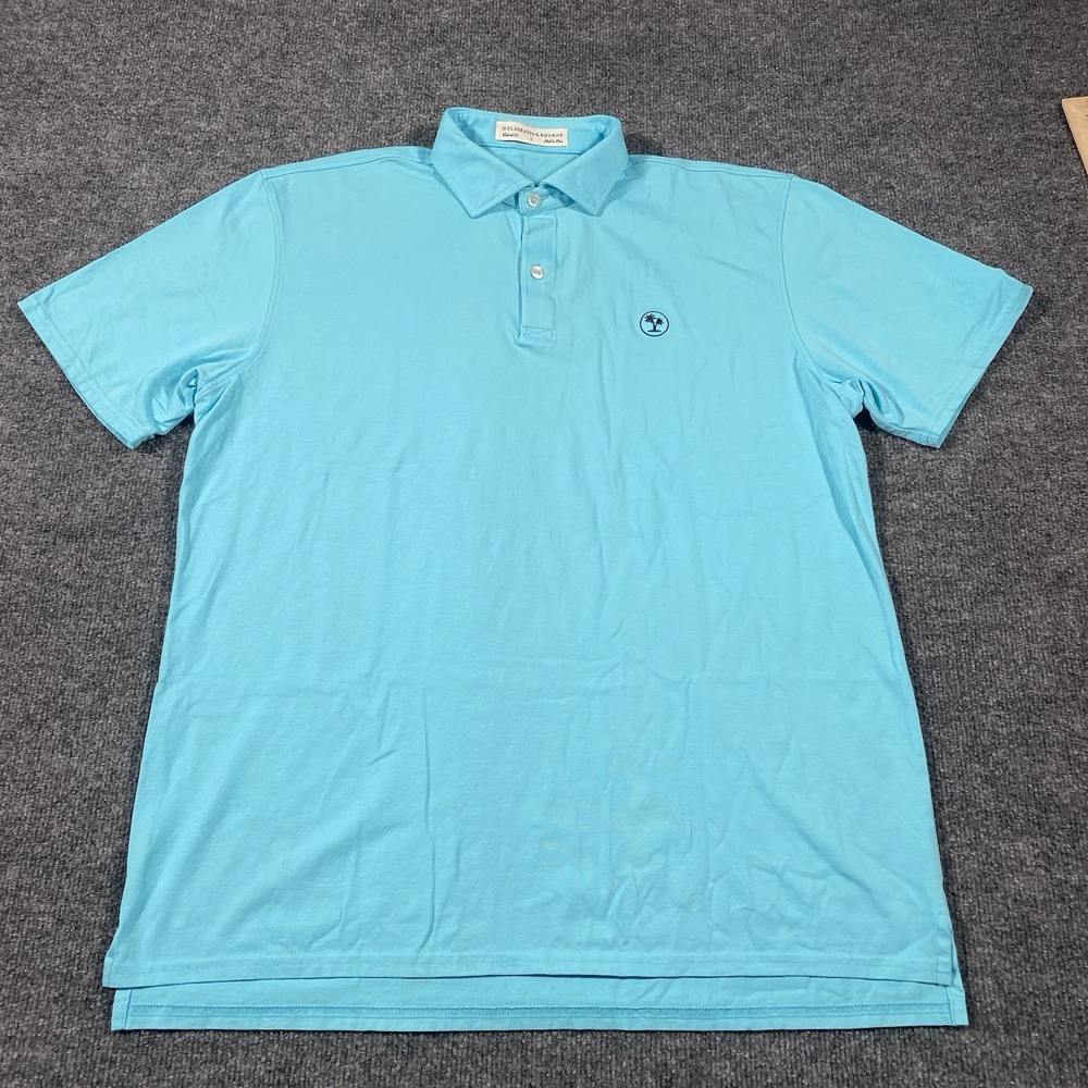 Holderness & Bourne Scott Polo Golf Shirt Mens Large Tailored Fit Stretch Fabric - Picture 3 of 9